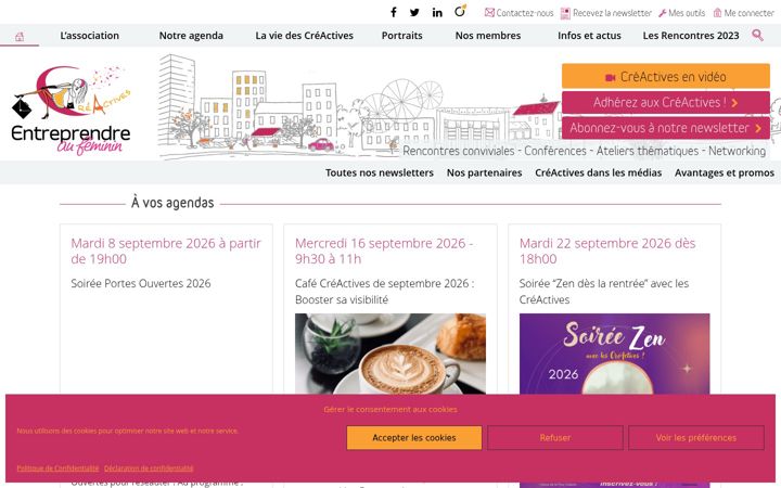 Screenshot of creactives.org