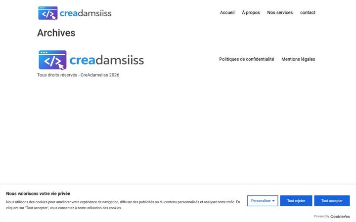 Screenshot of creadamsiiss.com