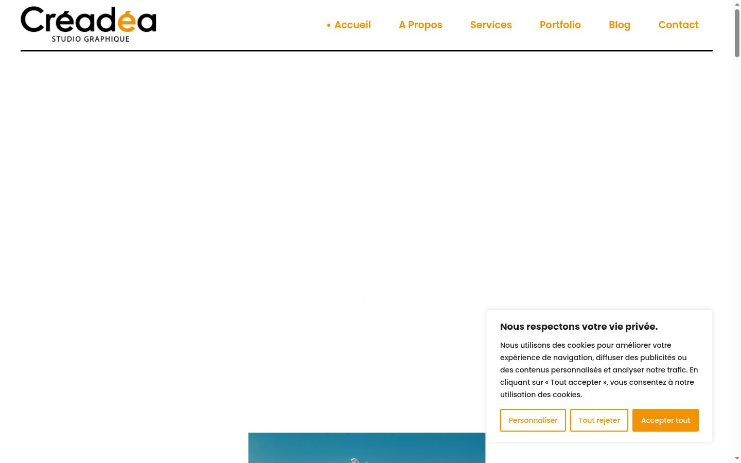 Screenshot tal-banner tal-kunsens muri qabel kwalunkwe interazzjoni