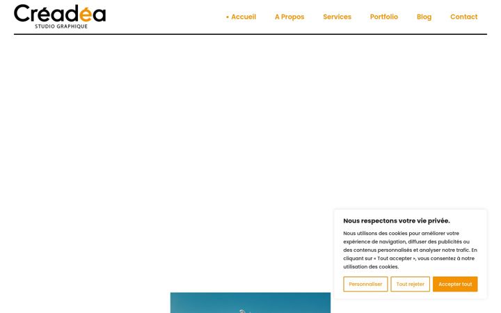 Screenshot ta' creadea.fr