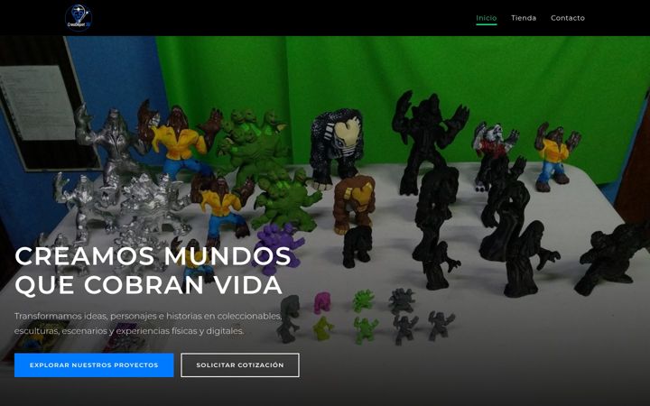 Screenshot of creadepot3d.com
