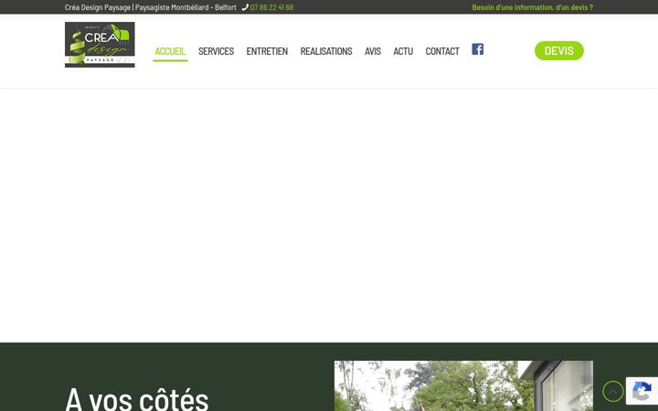 Screenshot of creadesign-paysage.com