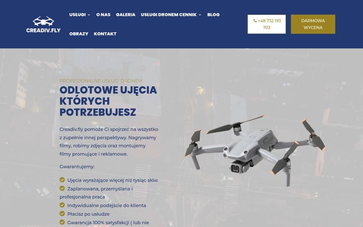 Screenshot of creadivfly.pl