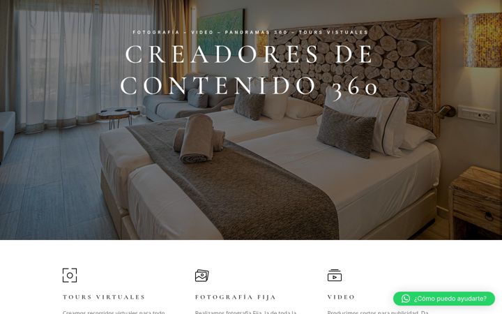 Screenshot of creadoresdecontenido360.com