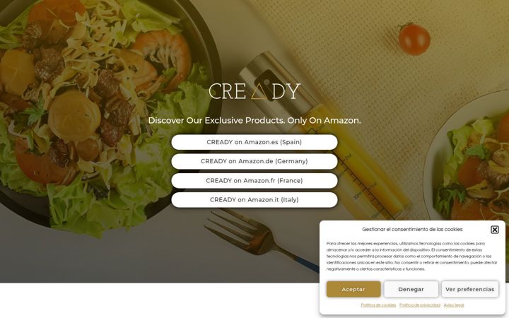 Screenshot of creadyecom.com