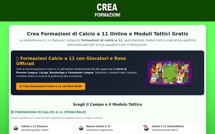 Screenshot of creaformazioni.it