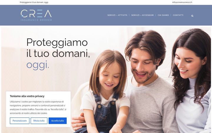 Screenshot of creainsurance.ch
