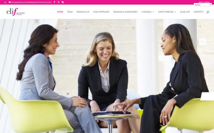 Екранна снимка на crealatuaimpresaalfemminile.com