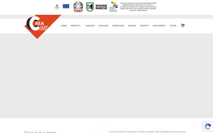 Screenshot of crealatualinea.com