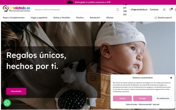 Zrzut ekranu crealotodo.es