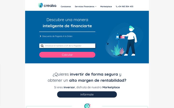 Screenshot of crealsa.com