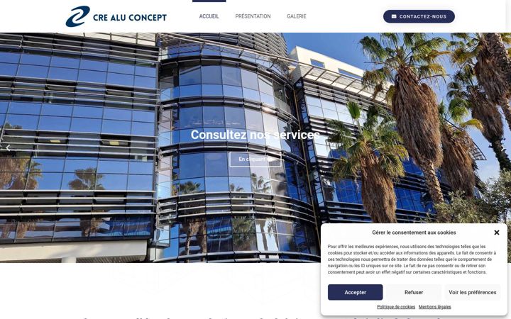 Screenshot of crealuconcept.com