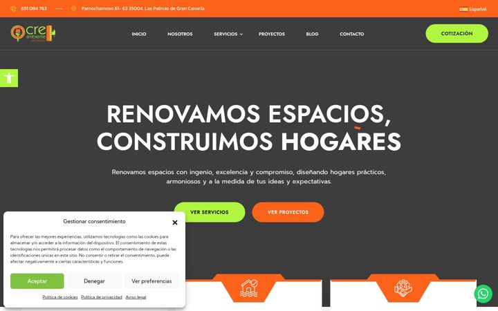 Screenshot of creambientedecoracion.com