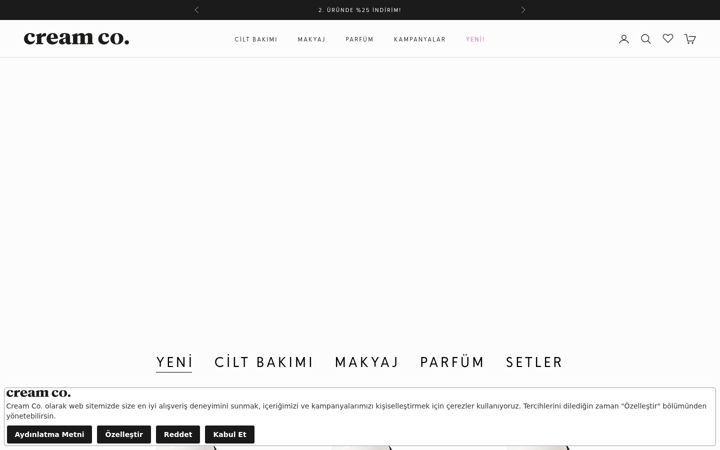 Skärmbild av creamco.com.tr