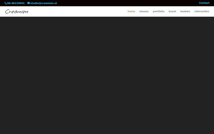 Screenshot of creamien.nl