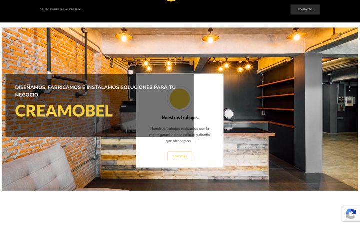Screenshot of creamobel.com