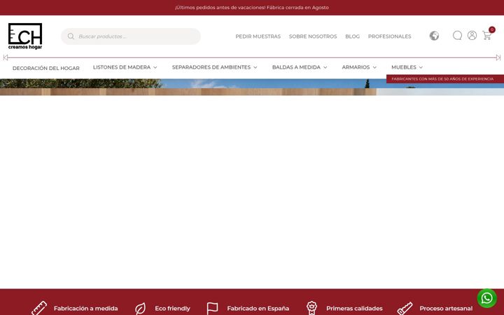 Screenshot of creamoshogar.com