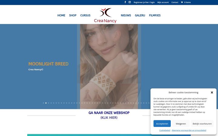 Screenshot of creanancy.be