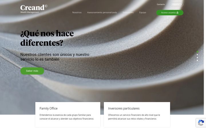 Zrzut ekranu creand.es