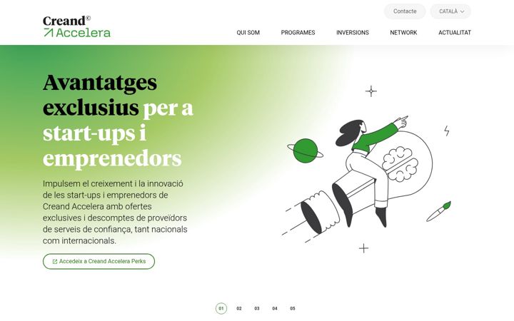 Screenshot of creandaccelera.ad