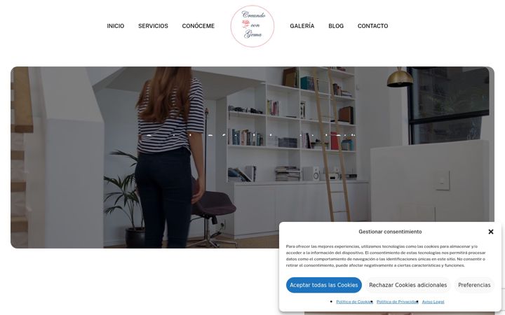 Screenshot of creandocongema.es
