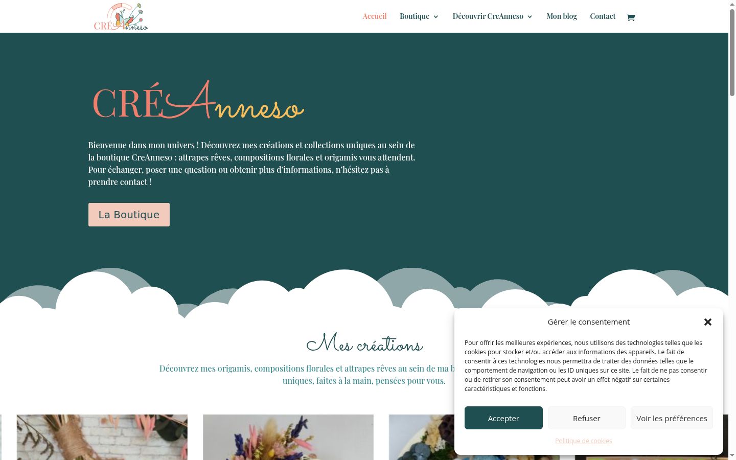 Screenshot tal-banner tal-kunsens muri qabel kwalunkwe interazzjoni