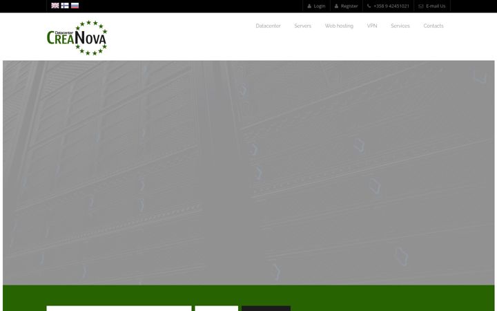 Screenshot of creanova.org