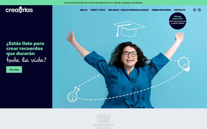 Screenshot of creaorlas.com