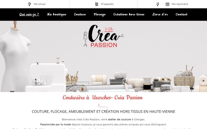 Screenshot of creapassion85.fr