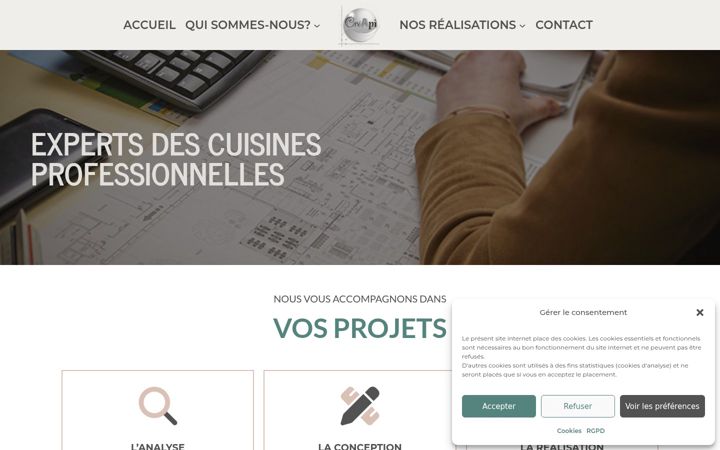Screenshot of creapi.fr