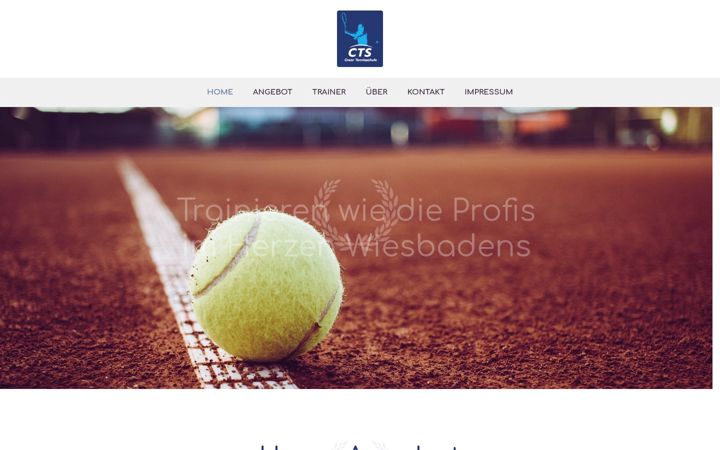 Screenshot of crear-tennisschule.de