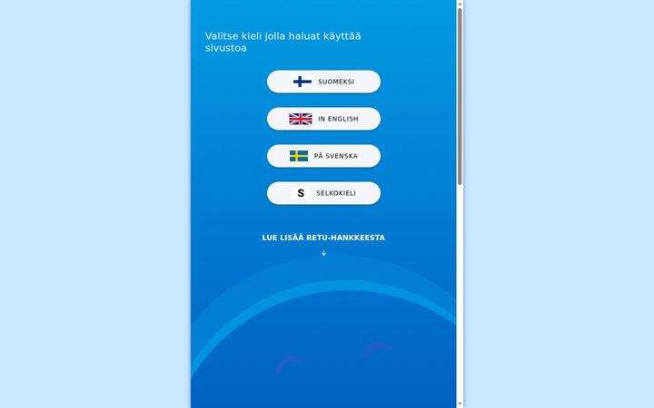 Screenshot of crear.fi