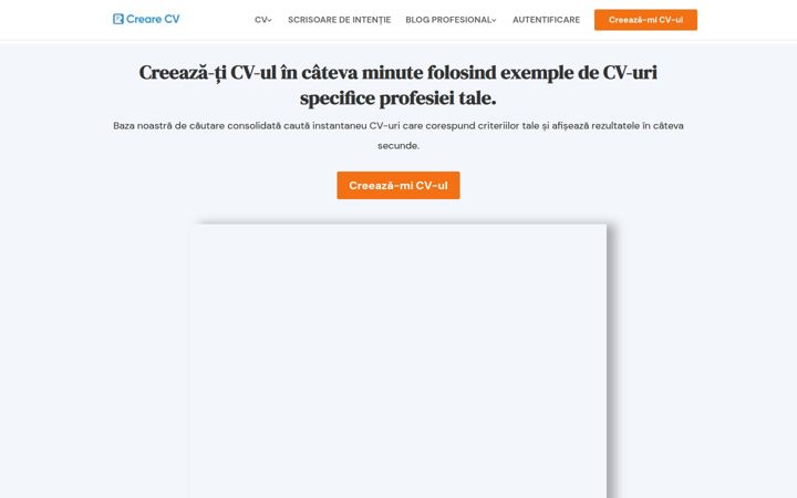 Screenshot of creare-cv.com