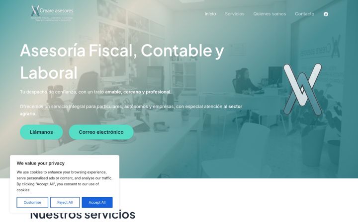 Screenshot of creareasesores.es
