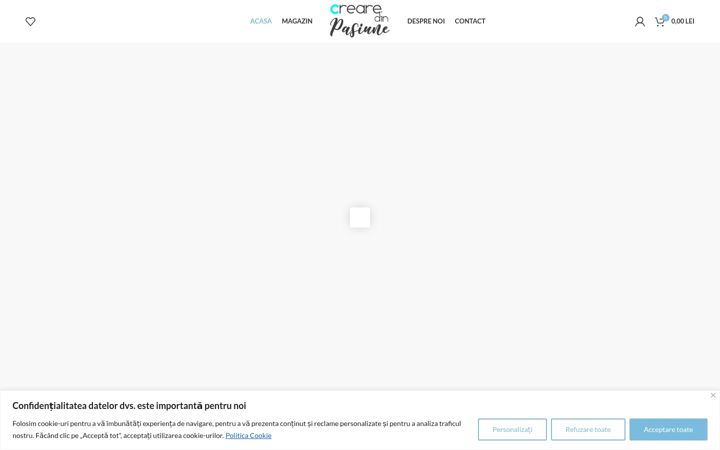 Screenshot of crearedinpasiune.ro