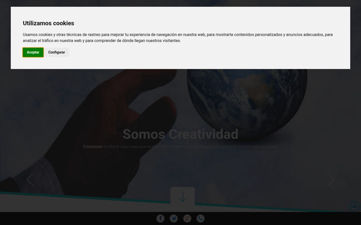 Screenshot of crearemas.es