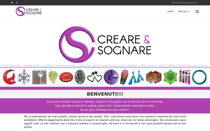 Screenshot of crearesognare.com