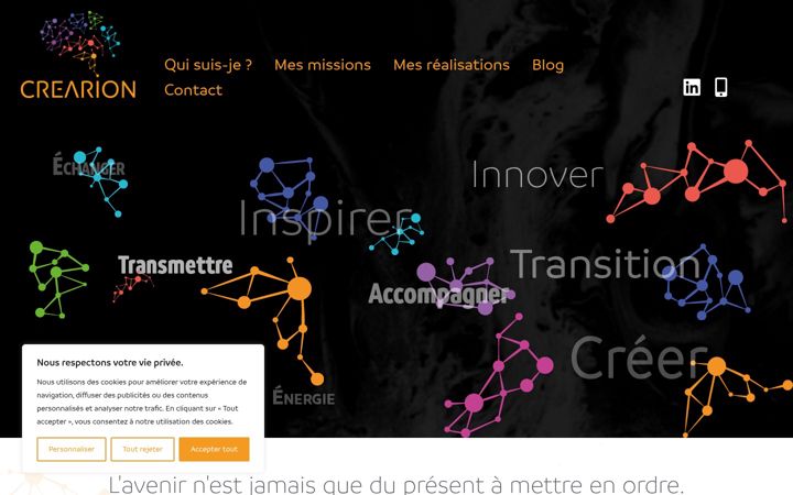 Screenshot ta' crearion.fr
