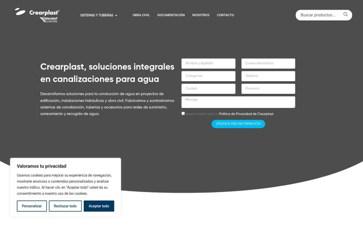 Screenshot of crearplast.es