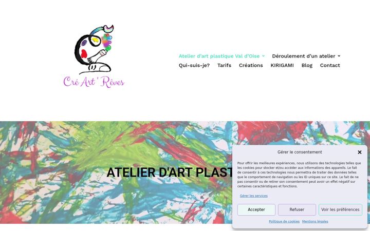 Screenshot of creart-reves.fr
