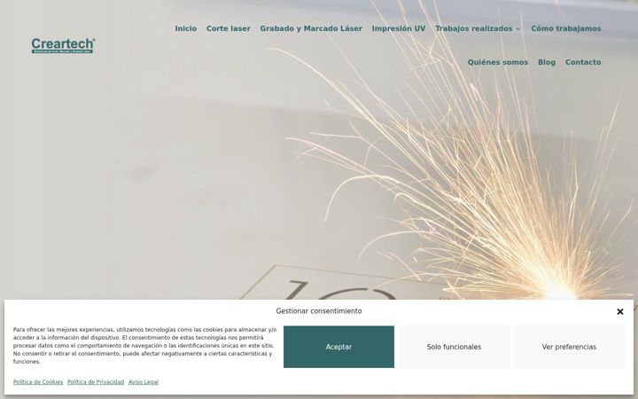 Screenshot of creartech.es