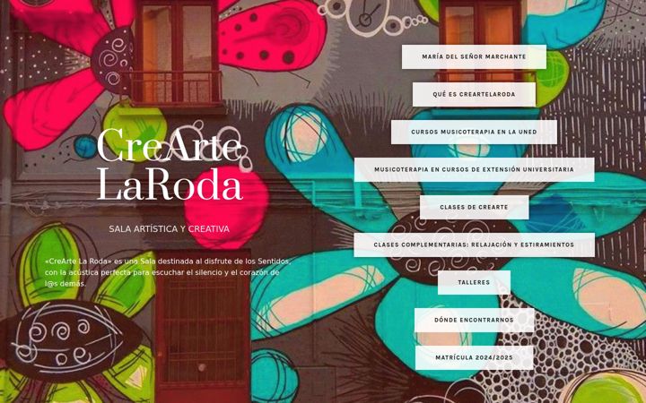 Screenshot of creartelaroda.com
