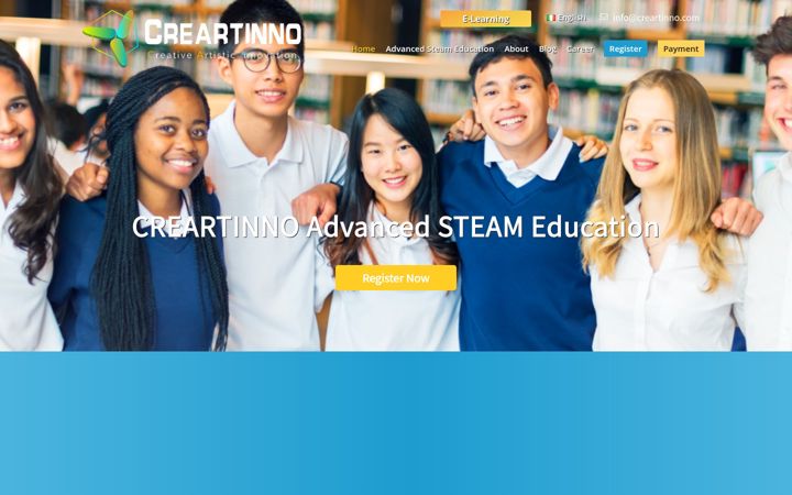 Screenshot of creartinno.com