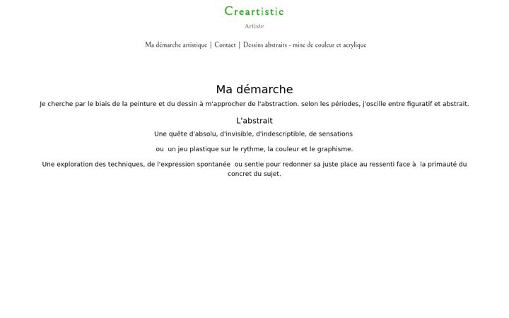 Screenshot of creartistic.com