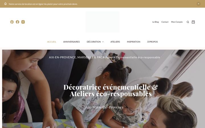 Screenshot of creasab.fr