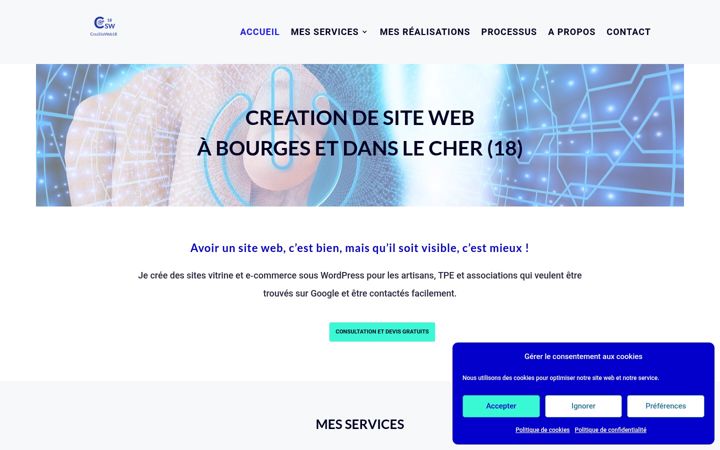 Screenshot of creasiteweb18.fr