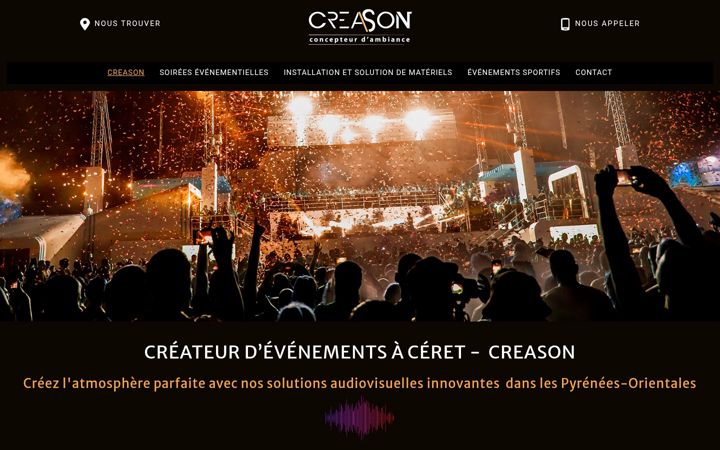 Screenshot ta' creason.fr
