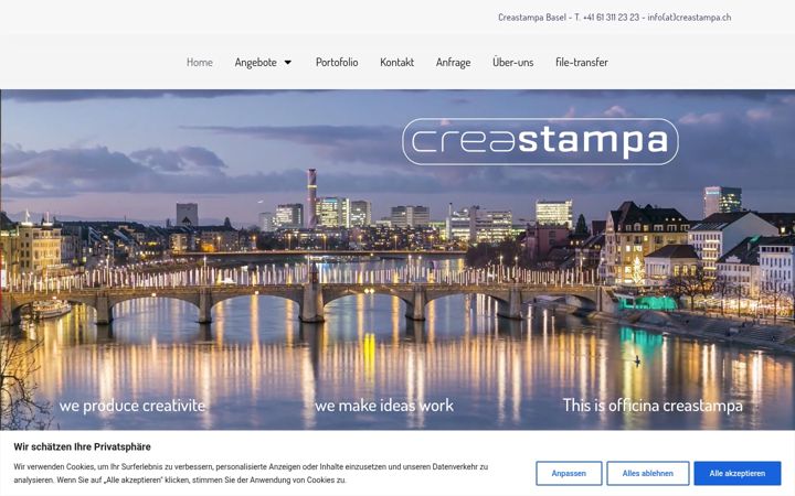 Screenshot of creastampa.ch
