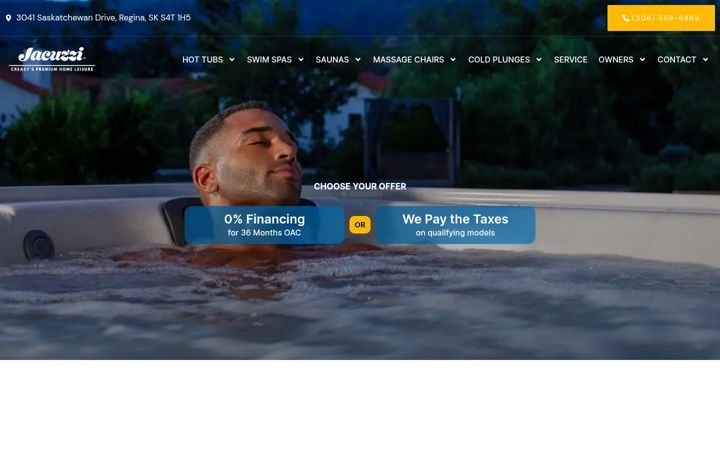 Screenshot of creasyspremiumhomeleisure.com