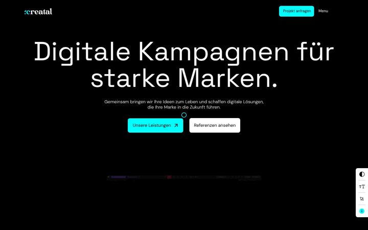 Screenshot of creatal.de